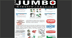 Desktop Screenshot of jumboeletrotecnica.com.br